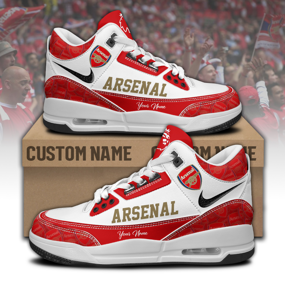 Arsenal Custom Name Shoes #1 - Famjoys Arsenal Custom Name Shoes #1 - Famjoys
