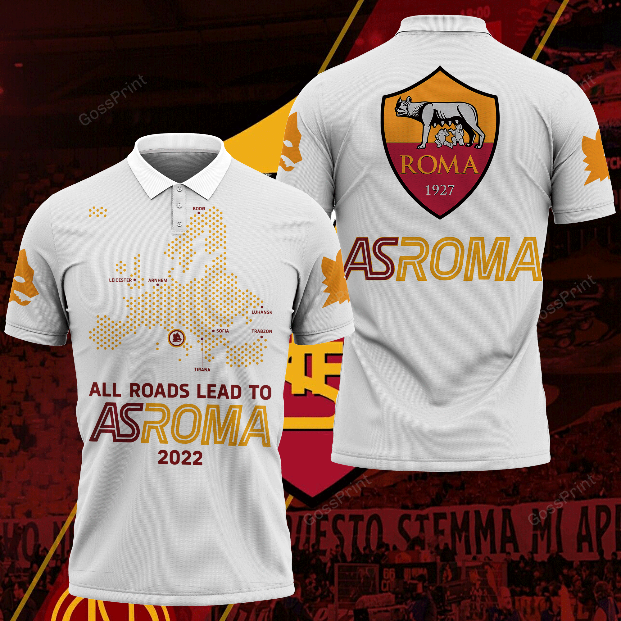 AS ROMA Polo Shirt Ver 2