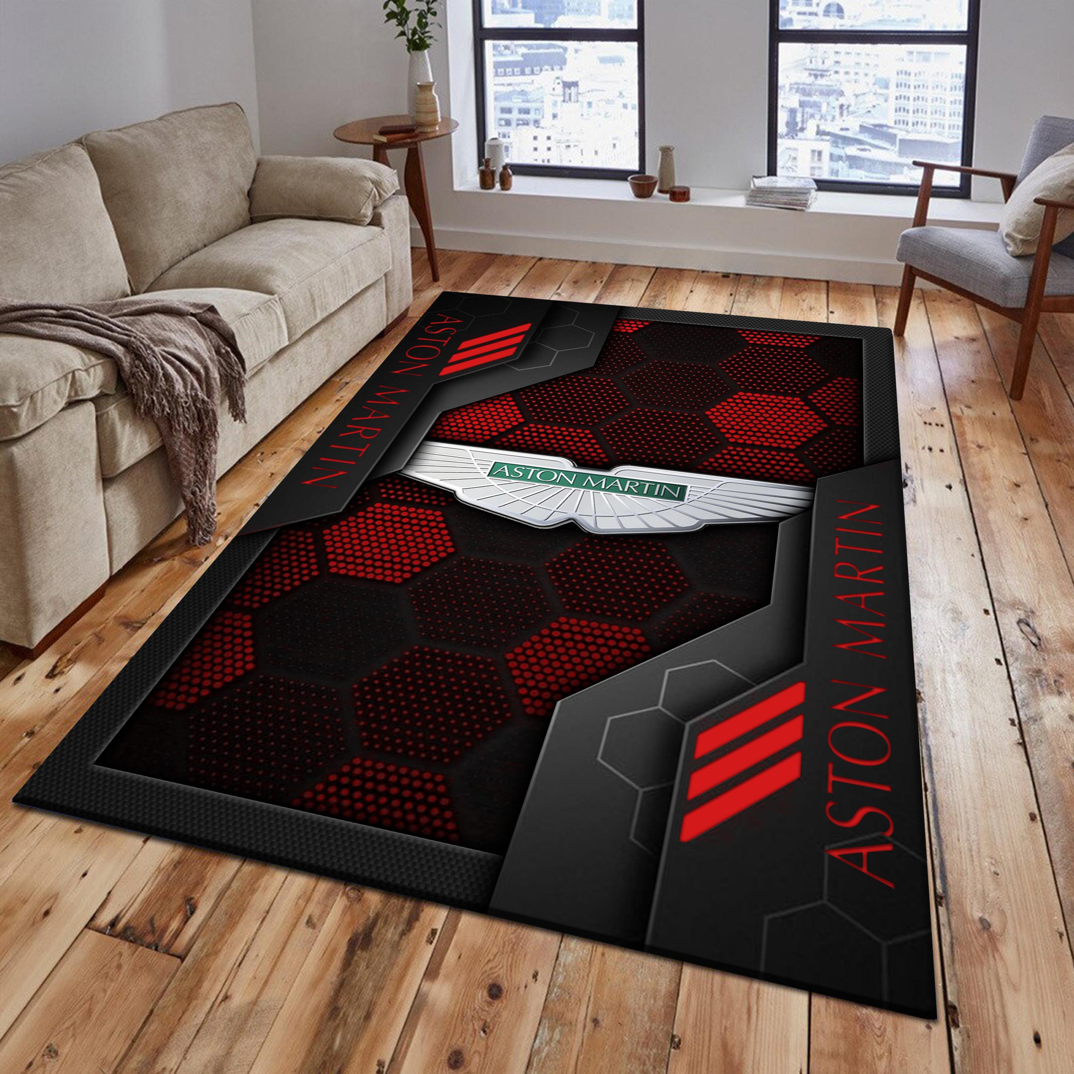 Aston-Martin Area Rugs 2505 Multicolor - Famjoys Aston-Martin Area Rugs 2505 Multicolor - Famjoys