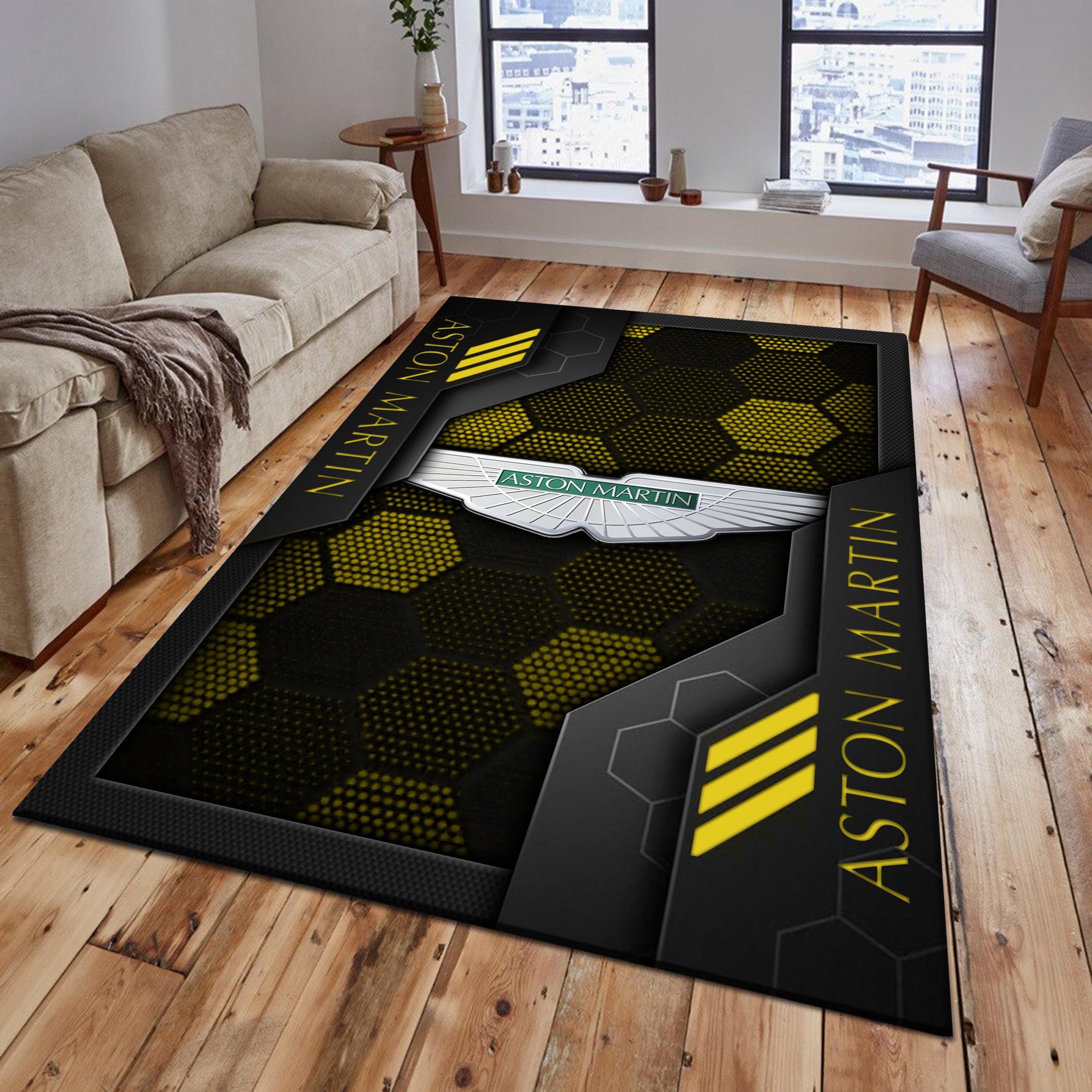 Aston-Martin Area Rugs 2505 Multicolor - Famjoys Aston-Martin Area Rugs 2505 Multicolor - Famjoys