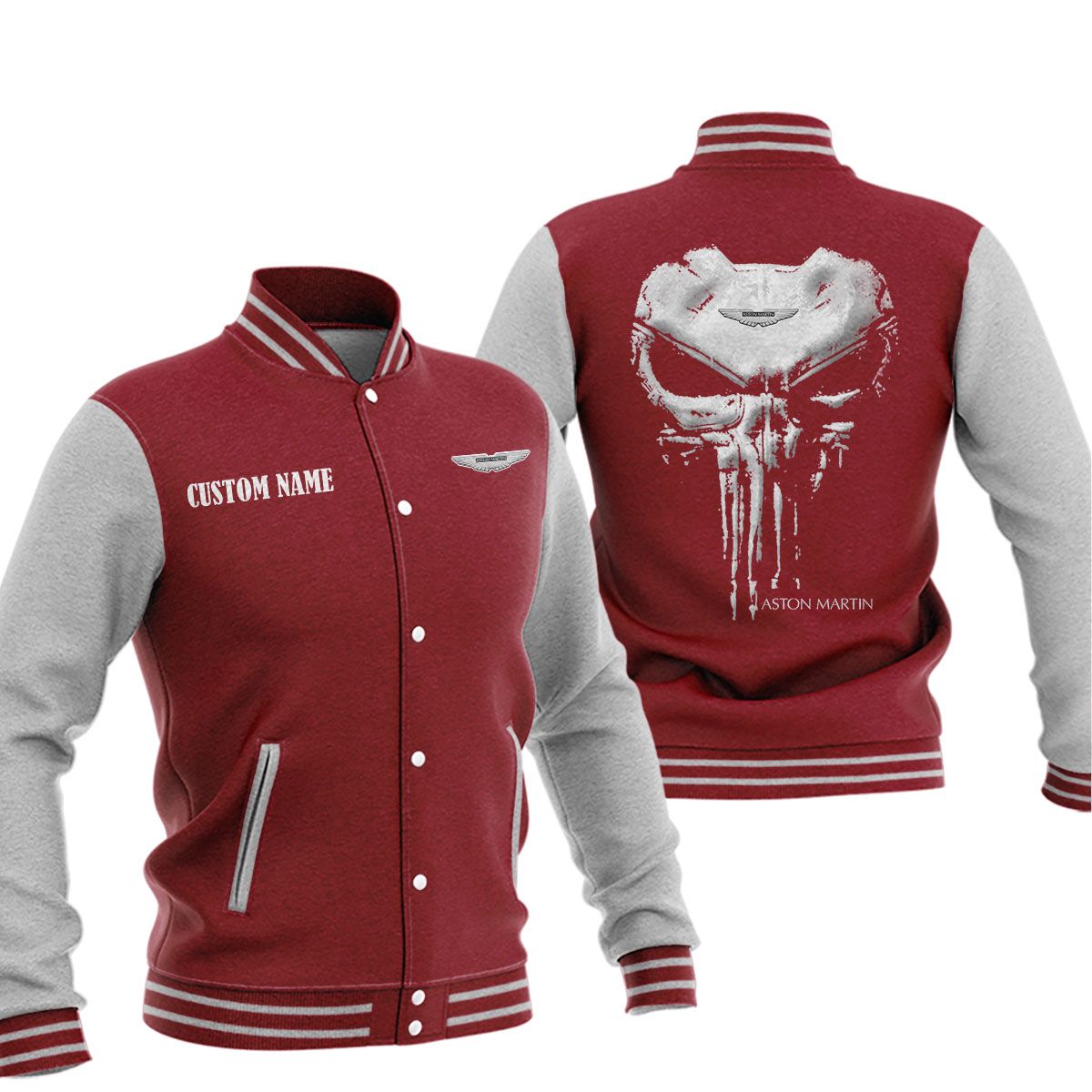 Aston Martin Baseball Jacket, Multicolor - Famjoys Aston Martin Baseball Jacket, Multicolor - Famjoys