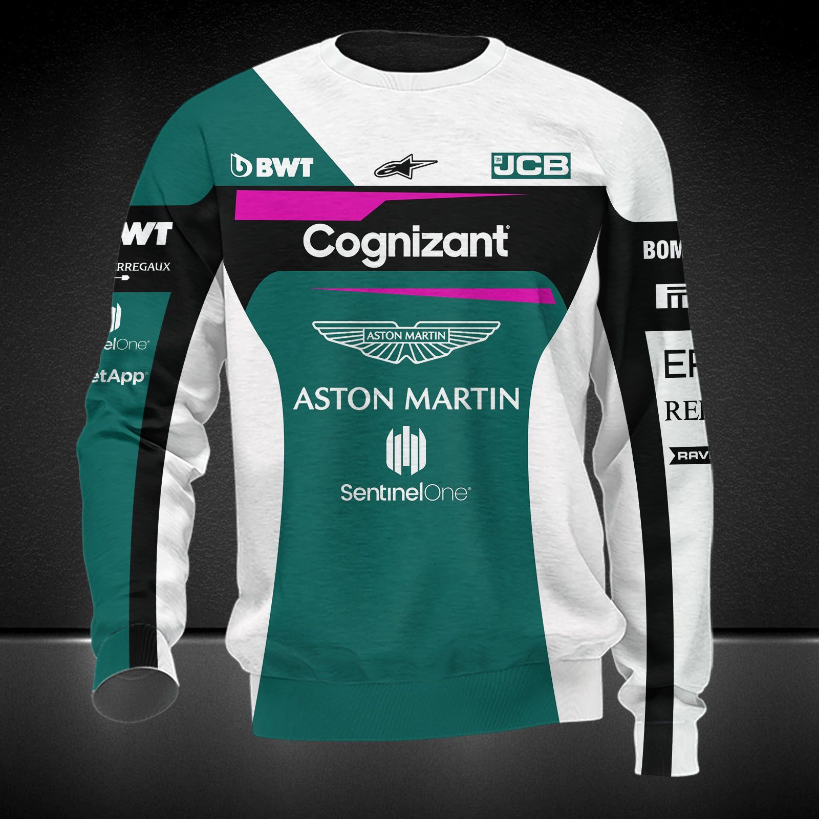 Aston Martin Cognizant F1 Team Printing T-Shirt, Polo, Hoodie, Zip, Bomber 9109 - Famjoys Aston Martin Cognizant F1 Team Printing T-Shirt, Polo, Hoodie, Zip, Bomber 9109 - Famjoys