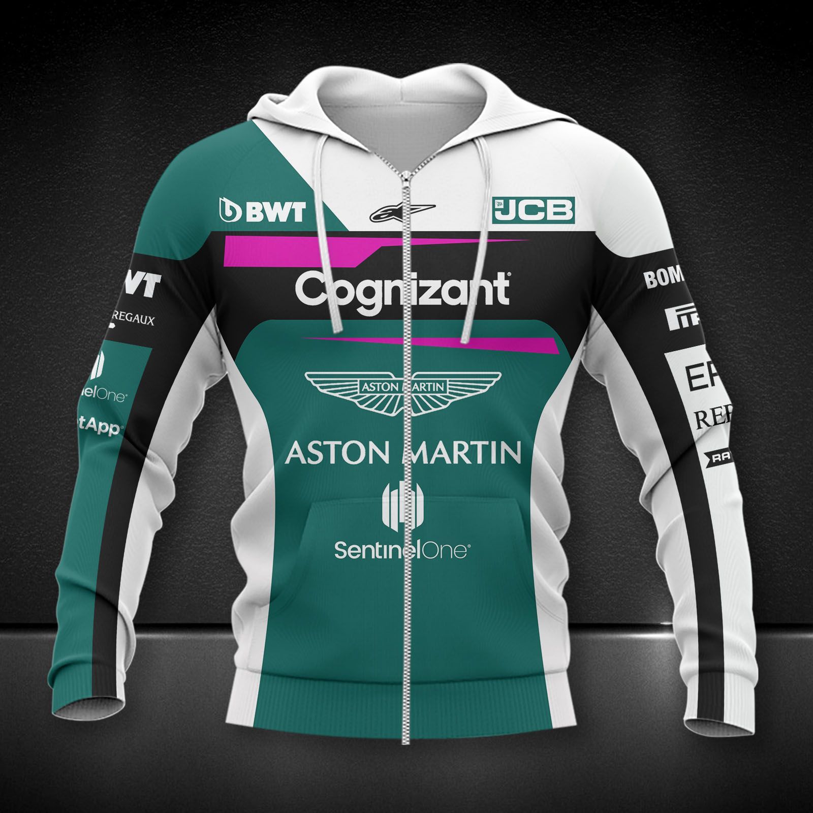 Aston Martin Cognizant F1 Team Printing T-Shirt, Polo, Hoodie, Zip, Bomber 9109 - Famjoys Aston Martin Cognizant F1 Team Printing T-Shirt, Polo, Hoodie, Zip, Bomber 9109 - Famjoys