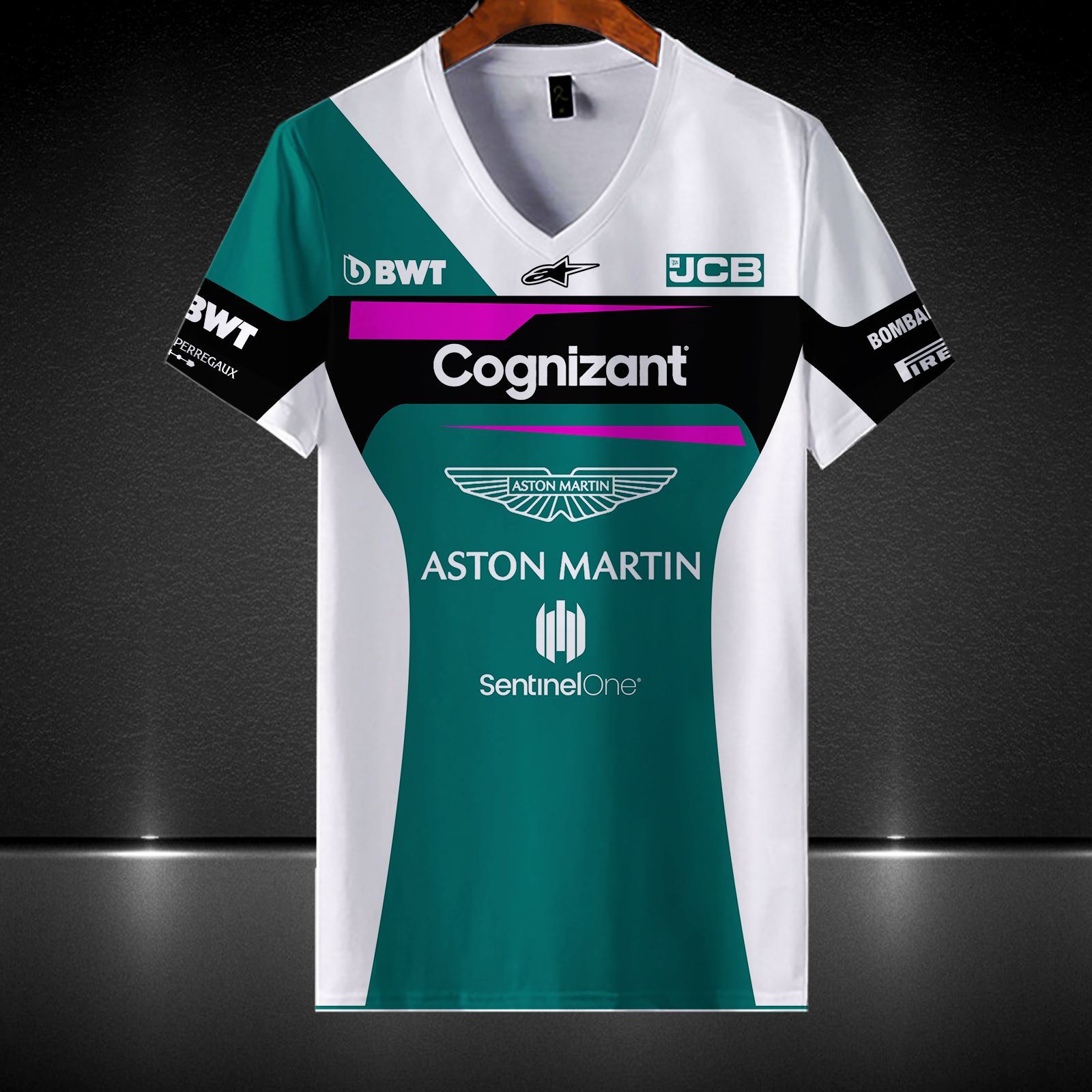 Aston Martin Cognizant F1 Team Printing T-Shirt, Polo, Hoodie, Zip, Bomber 9109 - Famjoys Aston Martin Cognizant F1 Team Printing T-Shirt, Polo, Hoodie, Zip, Bomber 9109 - Famjoys