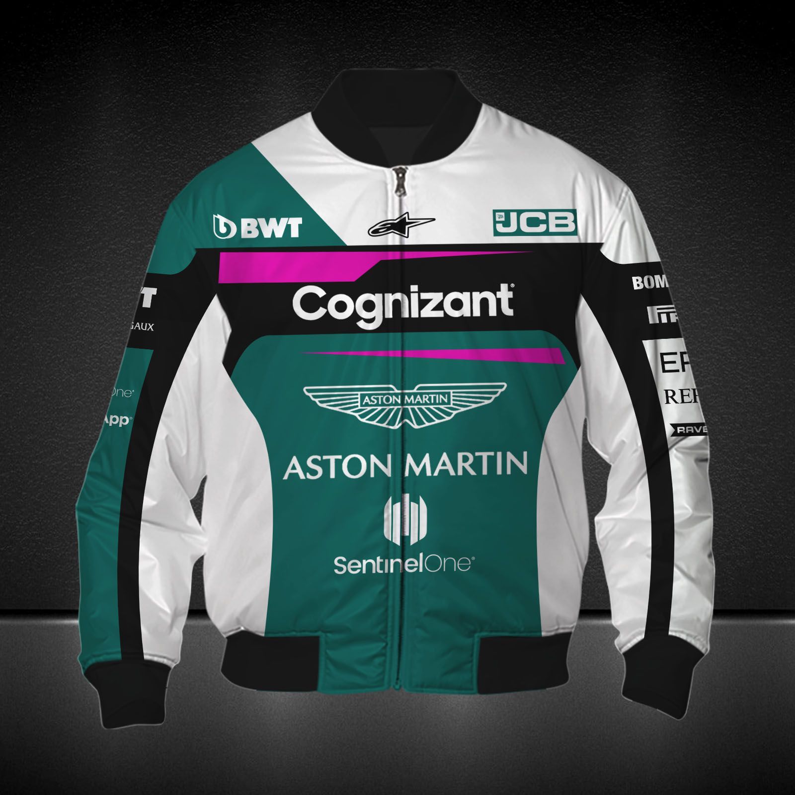 Aston Martin Cognizant F1 Team Printing T-Shirt, Polo, Hoodie, Zip, Bomber 9109 - Famjoys Aston Martin Cognizant F1 Team Printing T-Shirt, Polo, Hoodie, Zip, Bomber 9109 - Famjoys