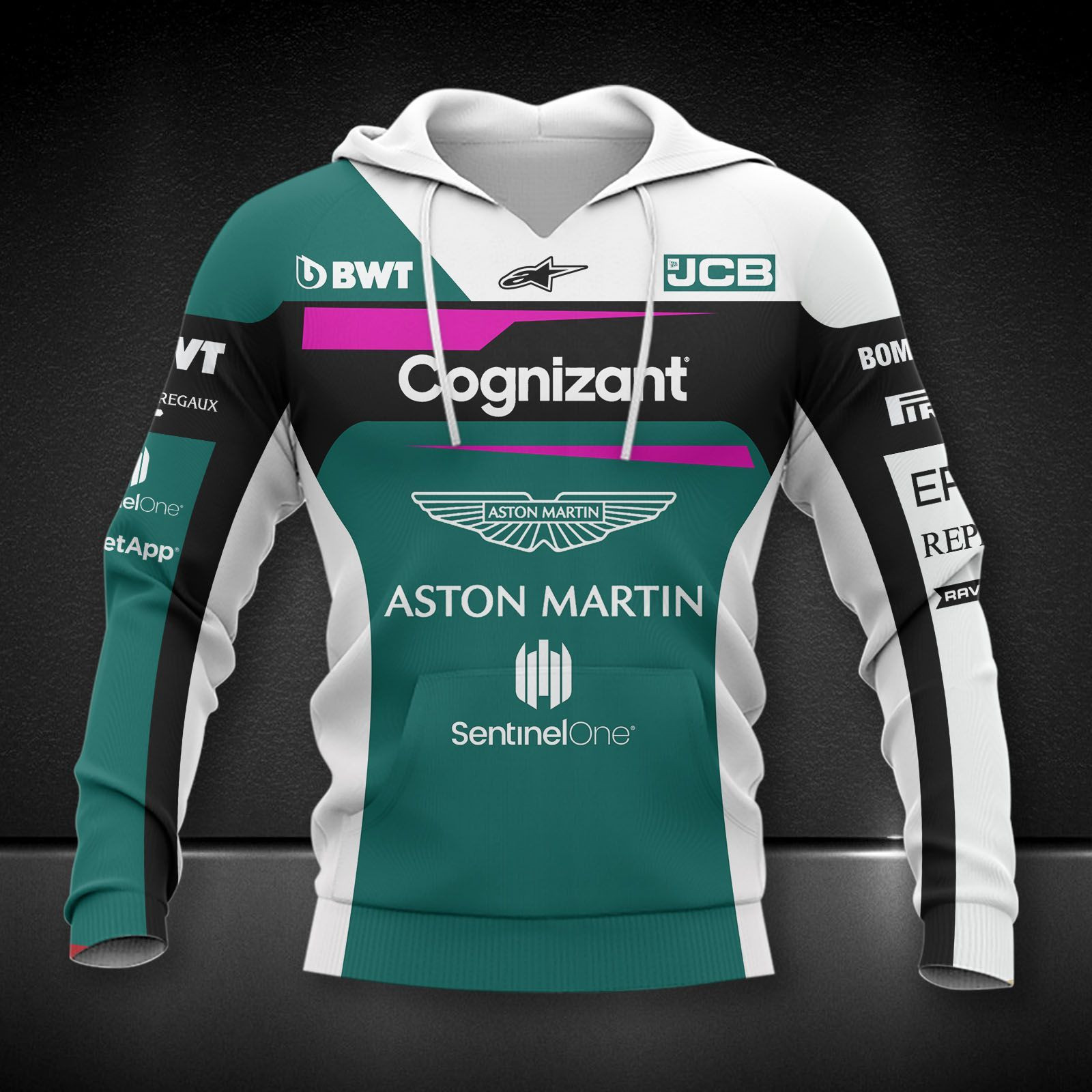 Aston Martin Cognizant F1 Team Printing T-Shirt, Polo, Hoodie, Zip, Bomber 9109 - Famjoys Aston Martin Cognizant F1 Team Printing T-Shirt, Polo, Hoodie, Zip, Bomber 9109 - Famjoys