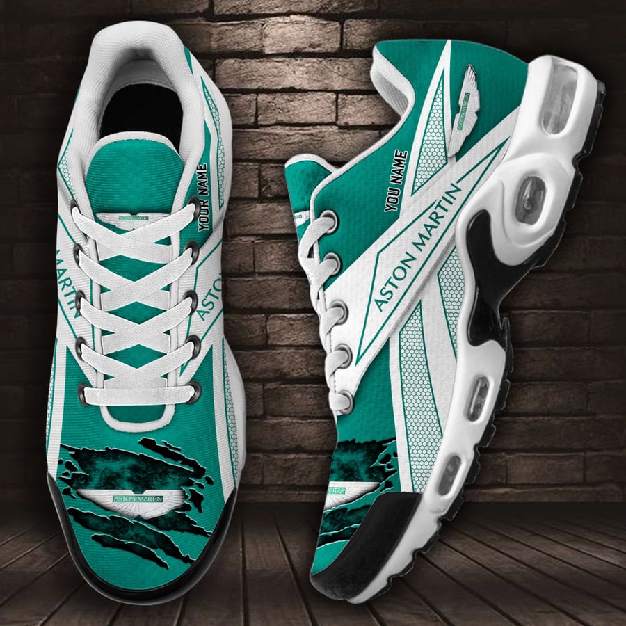 Aston Martin Custom Name Sport Shoes VS12 - Famjoys Aston Martin Custom Name Sport Shoes VS12 - Famjoys