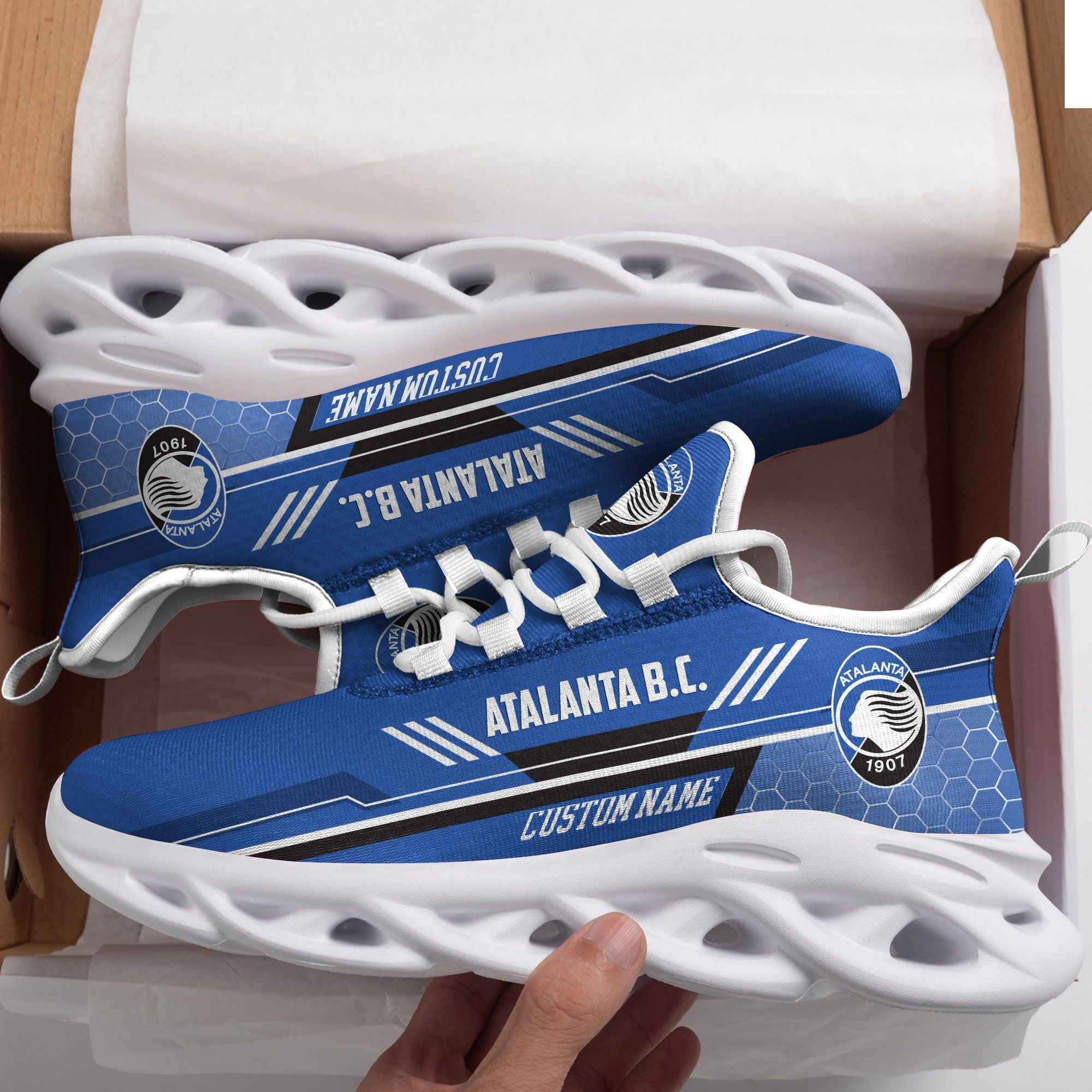 Atalanta B.C Custom Personalized Max Soul Sneakers Shoes