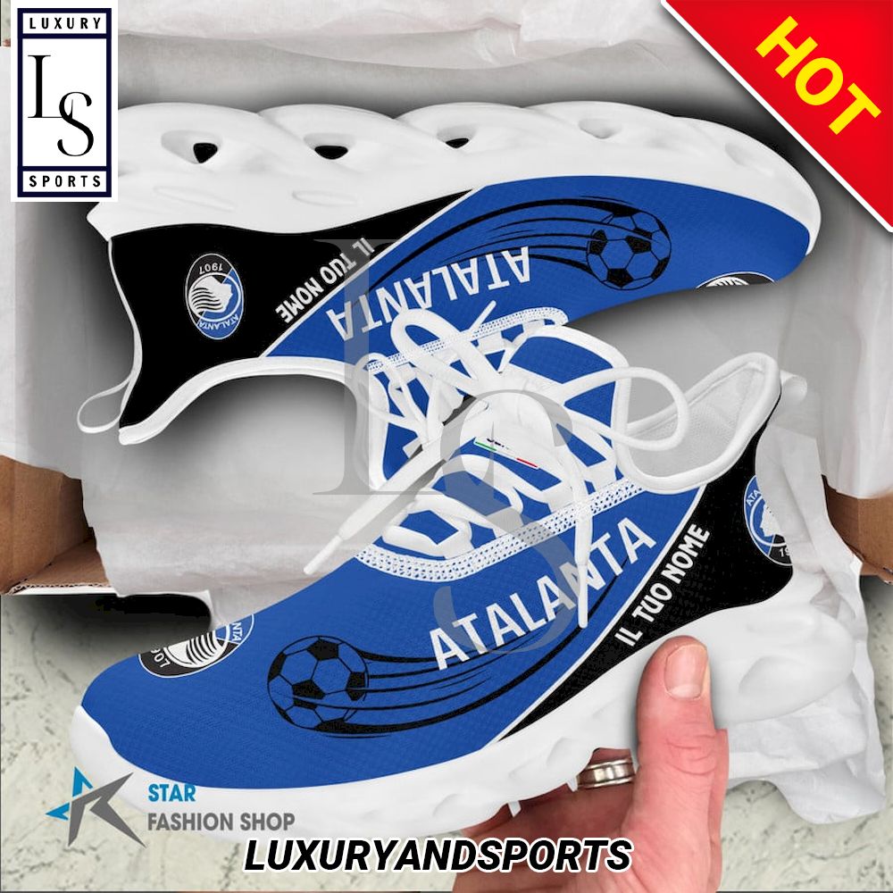 Atalanta Bergamasca Calcio Serie A Custom Name Max Soul Shoes - Famjoys Atalanta Bergamasca Calcio Serie A Custom Name Max Soul Shoes - Famjoys
