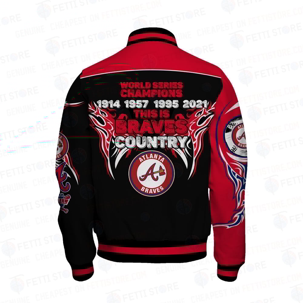 Atlanta Braves Baseball Varsity Jacket - Famjoys Atlanta Braves Baseball Varsity Jacket - Famjoys