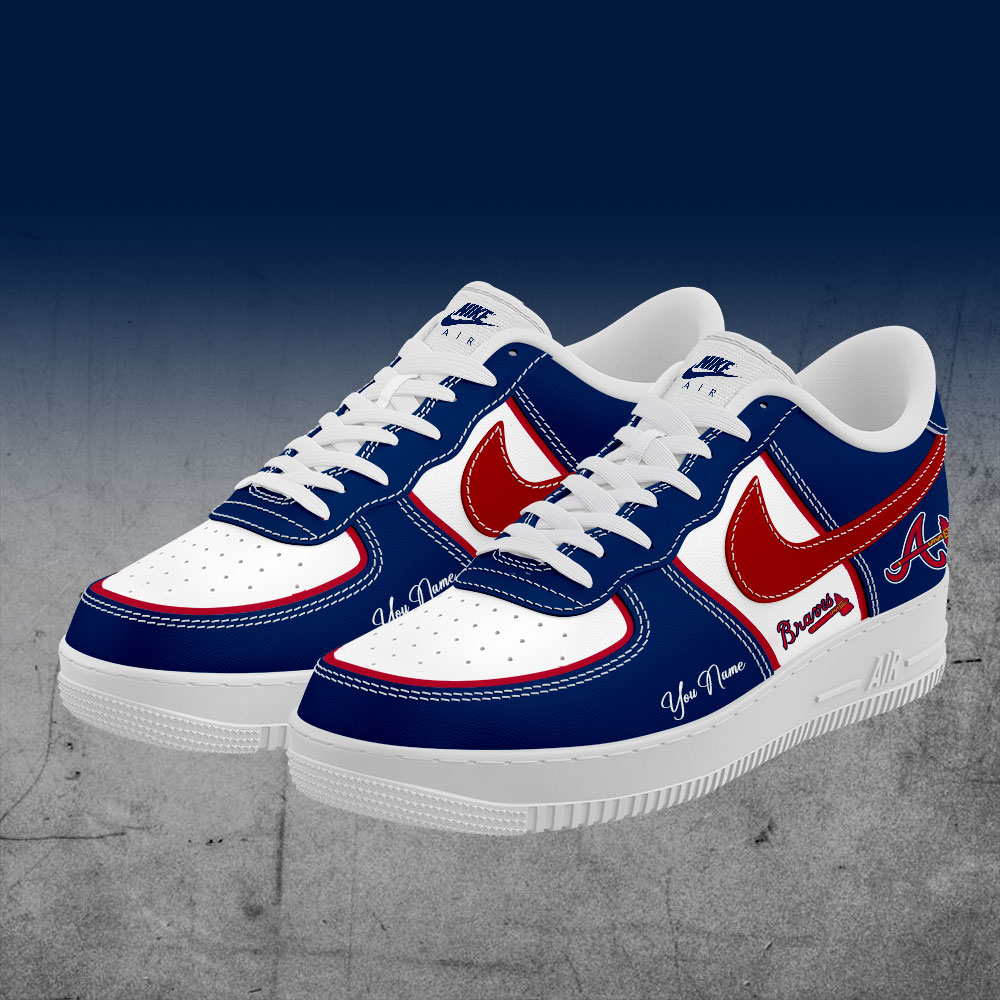 Atlanta Braves Custom Name For Fans Shoes-SP22042413ID10