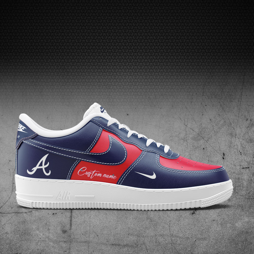 Atlanta Braves Gifts For Fans Sneakers Custom Name-SP10042402ID10 - Famjoys Atlanta Braves Gifts For Fans Sneakers Custom Name-SP10042402ID10 - Famjoys