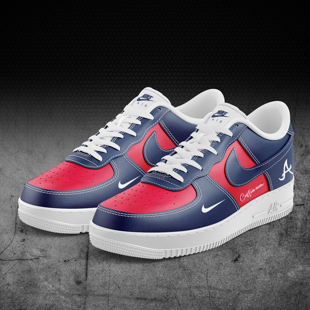 Atlanta Braves Gifts For Fans Sneakers Custom Name-SP10042402ID10 - Famjoys Atlanta Braves Gifts For Fans Sneakers Custom Name-SP10042402ID10 - Famjoys