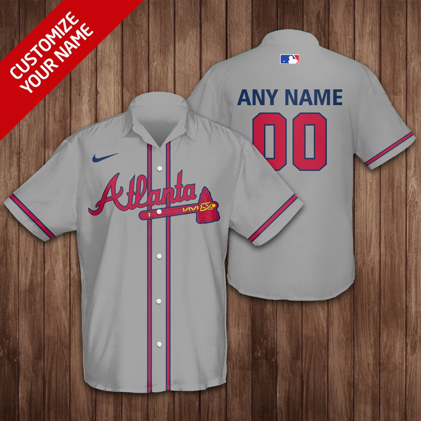 Atlanta Braves Hawaiian Shirt - Famjoys Atlanta Braves Hawaiian Shirt - Famjoys