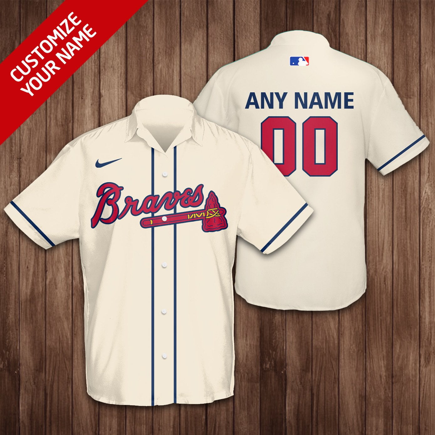 Atlanta Braves Hawaiian Shirt - Famjoys Atlanta Braves Hawaiian Shirt - Famjoys