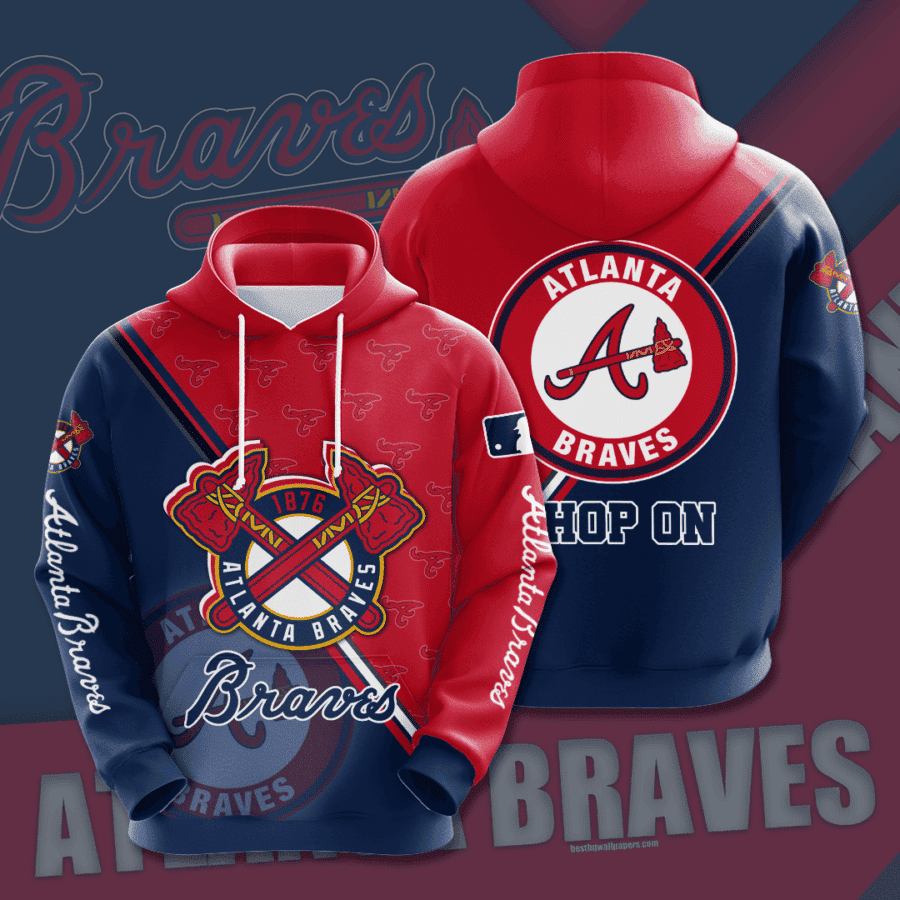 Atlanta Braves Hoodie & Zip Hoodie - Famjoys Atlanta Braves Hoodie & Zip Hoodie - Famjoys