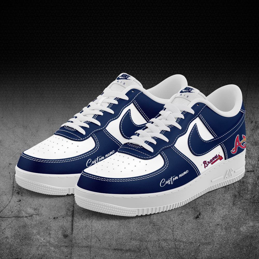 Atlanta Braves Sneakers For Fans Shoes SP05042431ID10DS10 - Famjoys Atlanta Braves Sneakers For Fans Shoes SP05042431ID10DS10 - Famjoys