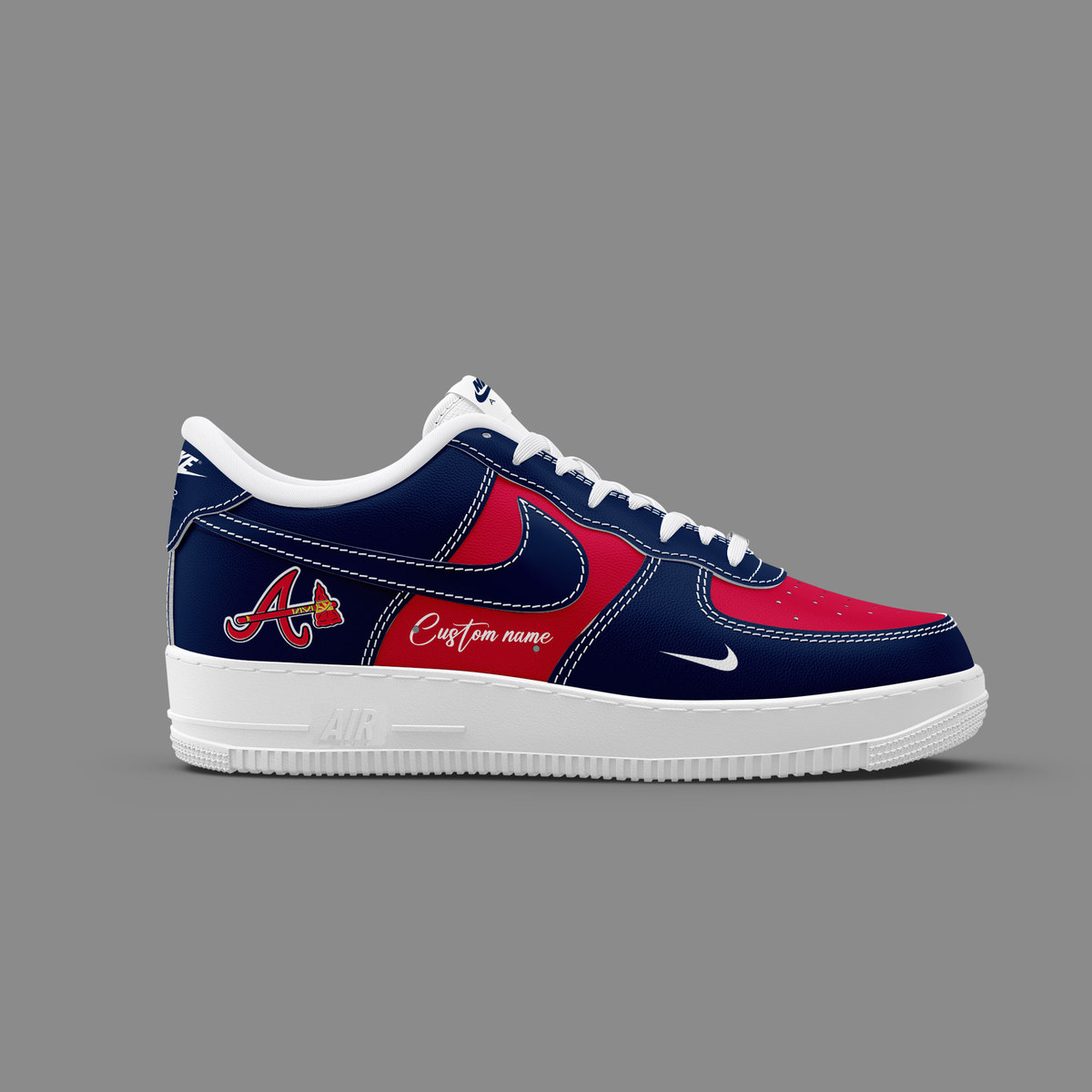 Atlanta Braves Sneakers Sneakers-SP03042408ID10DS10 - Famjoys Atlanta Braves Sneakers Sneakers-SP03042408ID10DS10 - Famjoys