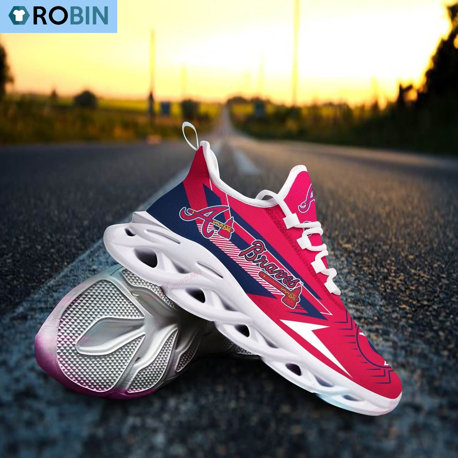 Atlanta BravesSneakers Sneakers - Famjoys Atlanta BravesSneakers Sneakers - Famjoys