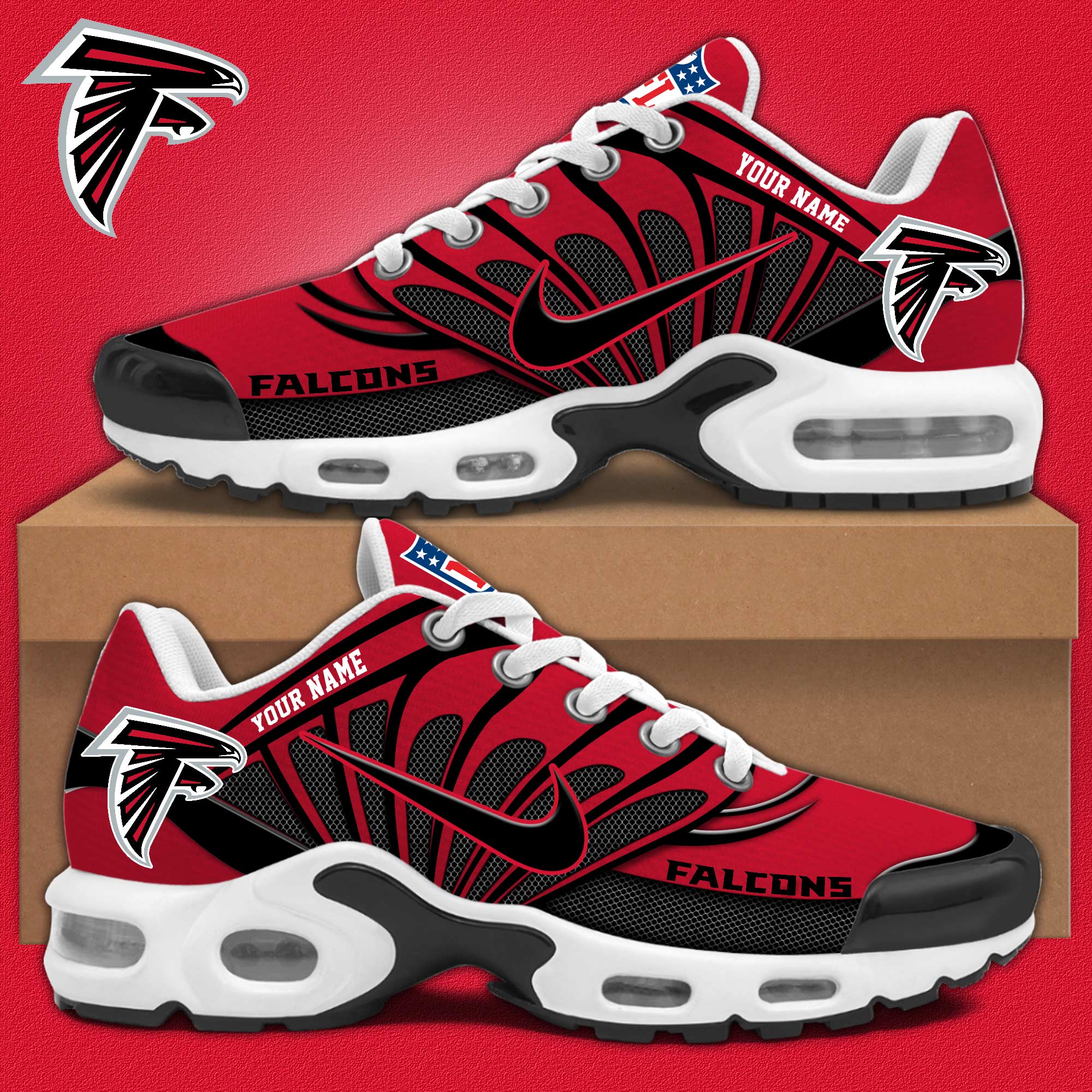 Atlanta Falcon Sneakers 2024 - Famjoys Atlanta Falcon Sneakers 2024 - Famjoys