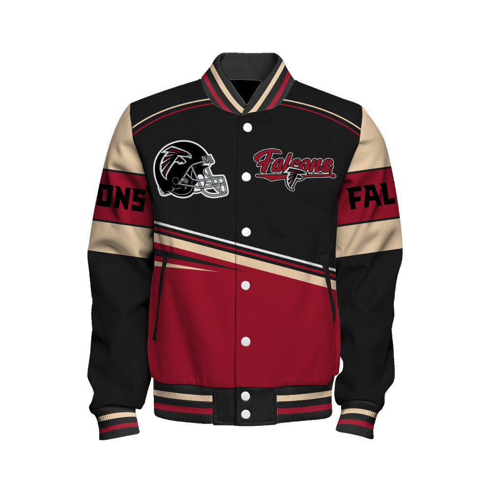Atlanta Falcons - Dare To Be Different Unisex Varsity Jacket - Famjoys Atlanta Falcons - Dare To Be Different Unisex Varsity Jacket - Famjoys