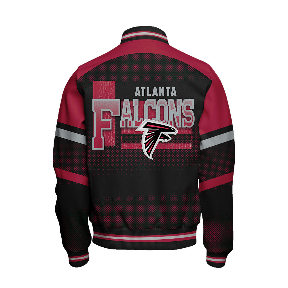 Atlanta Falcons - Fearless Warrior Unisex Varsity Jacket - Famjoys Atlanta Falcons - Fearless Warrior Unisex Varsity Jacket - Famjoys
