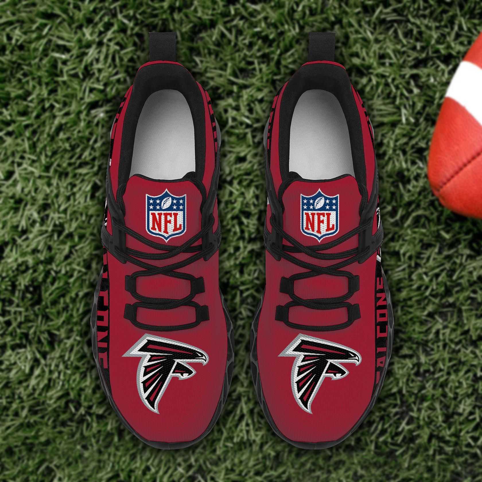 Atlanta Falcons Football Team Sport Sneakers - Famjoys Atlanta Falcons Football Team Sport Sneakers - Famjoys