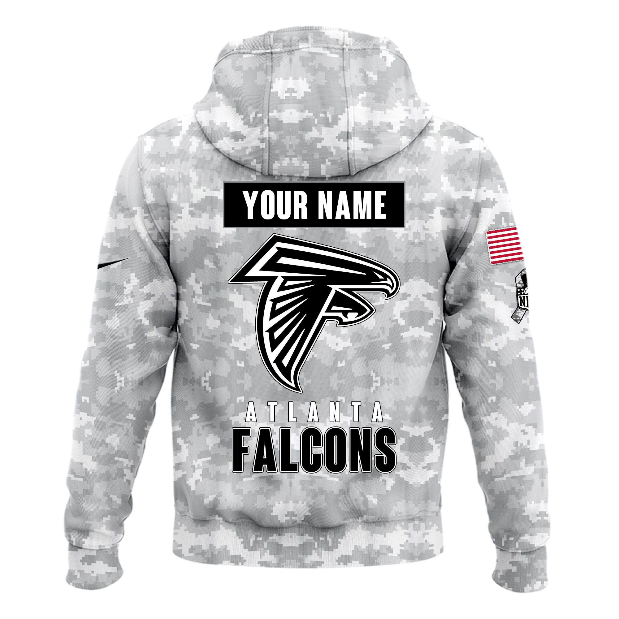 Atlanta Falcons Hoodie Camo Salute to Service Club - Famjoys Atlanta Falcons Hoodie Camo Salute to Service Club - Famjoys