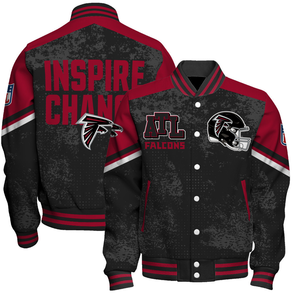 Atlanta Falcons - Immortal Style Unisex Varsity Jacket - Famjoys Atlanta Falcons - Immortal Style Unisex Varsity Jacket - Famjoys