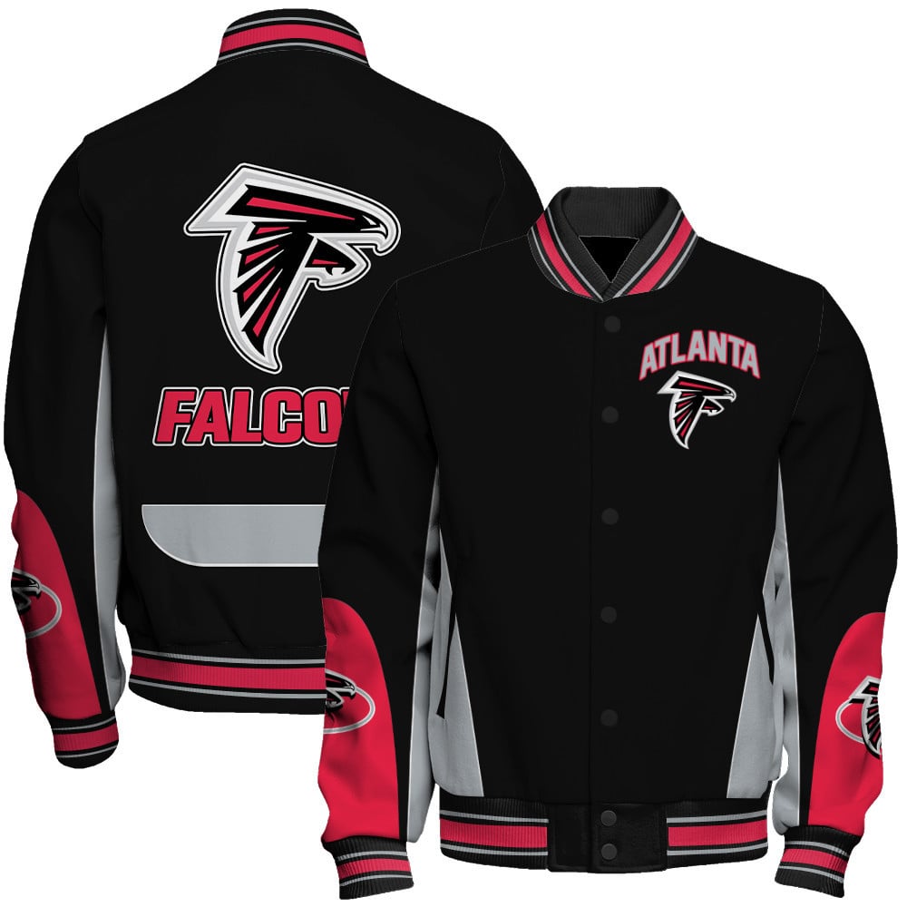 Atlanta Falcons - In Sync With The Home Team Unisex Varsity Jacket - Famjoys Atlanta Falcons - In Sync With The Home Team Unisex Varsity Jacket - Famjoys