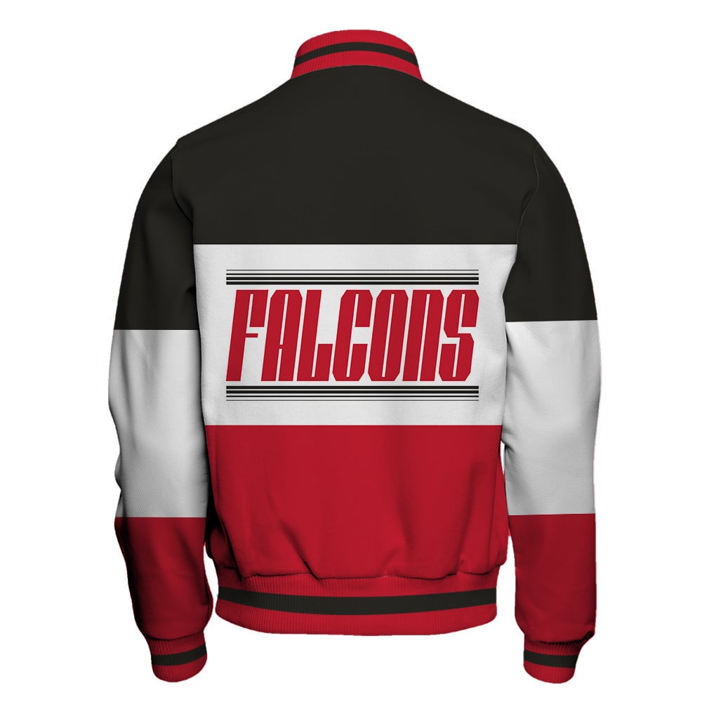 Atlanta Falcons National Football League Unisex Varsity Jacket - Famjoys Atlanta Falcons National Football League Unisex Varsity Jacket - Famjoys