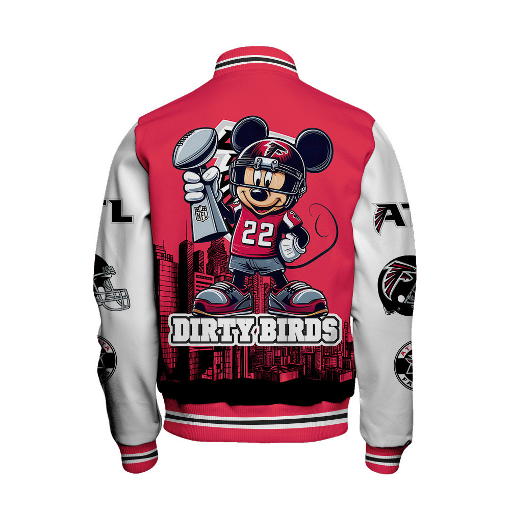 Atlanta Falcons National Football League Varsity Jacket STM V5 - Famjoys Atlanta Falcons National Football League Varsity Jacket STM V5 - Famjoys