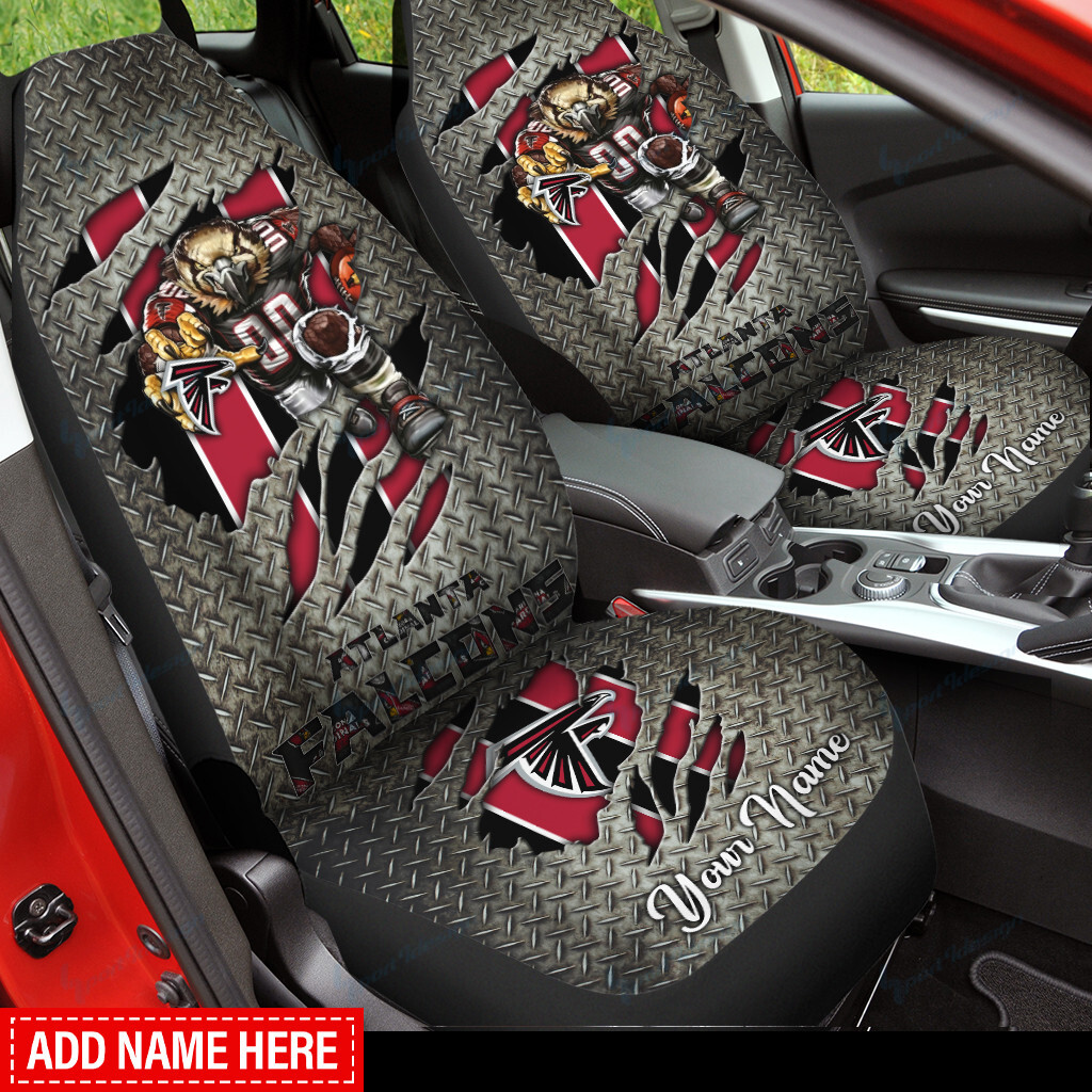 Atlanta Falcons Personalized Car Seat Covers BG318 - Famjoys Atlanta Falcons Personalized Car Seat Covers BG318 - Famjoys