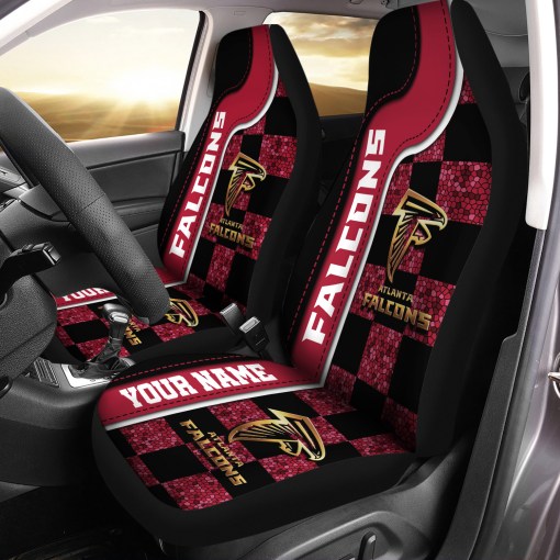 Atlanta Falcons Personalized Car Seat Covers BGCSC636 - Famjoys Atlanta Falcons Personalized Car Seat Covers BGCSC636 - Famjoys