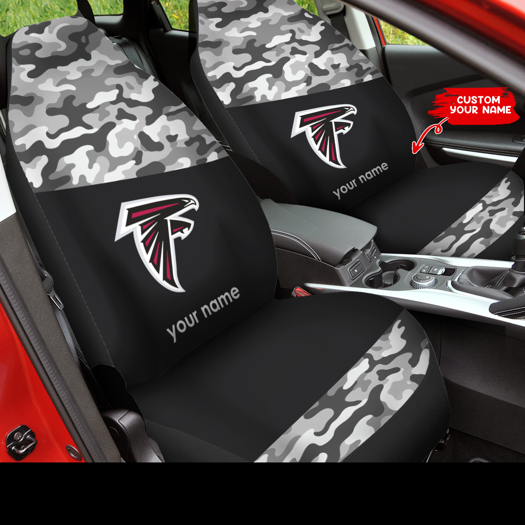 Atlanta Falcons Personalized Car Seat Covers BGCSC677 - Famjoys Atlanta Falcons Personalized Car Seat Covers BGCSC677 - Famjoys