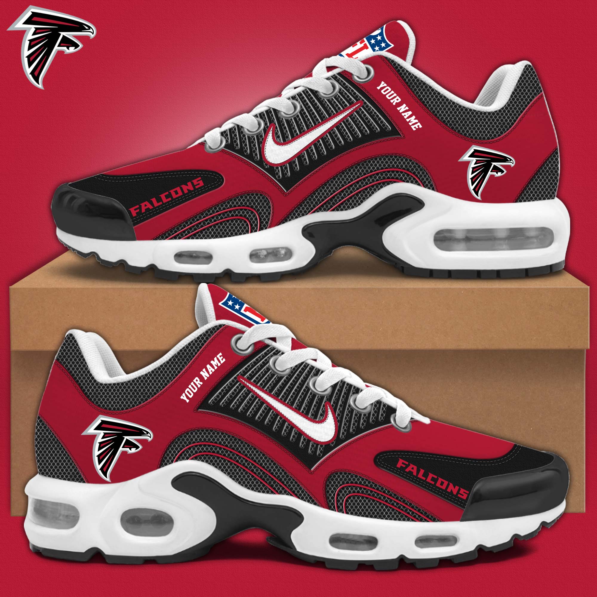 Atlanta Falcons Personalized Shoes - Famjoys Atlanta Falcons Personalized Shoes - Famjoys