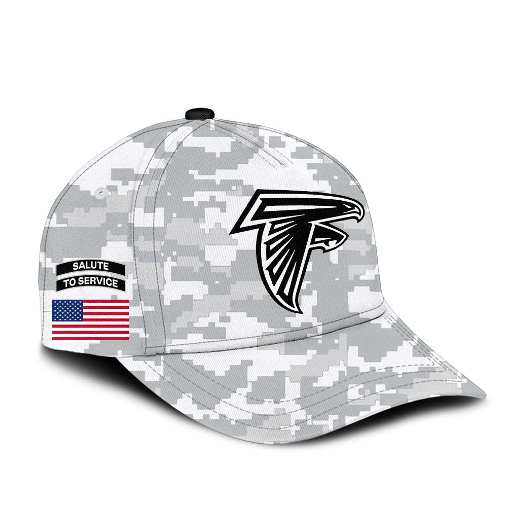 Atlanta Falcons Salute to Service Club Fleece Pullover Hoodie - Famjoys Atlanta Falcons Salute to Service Club Fleece Pullover Hoodie - Famjoys