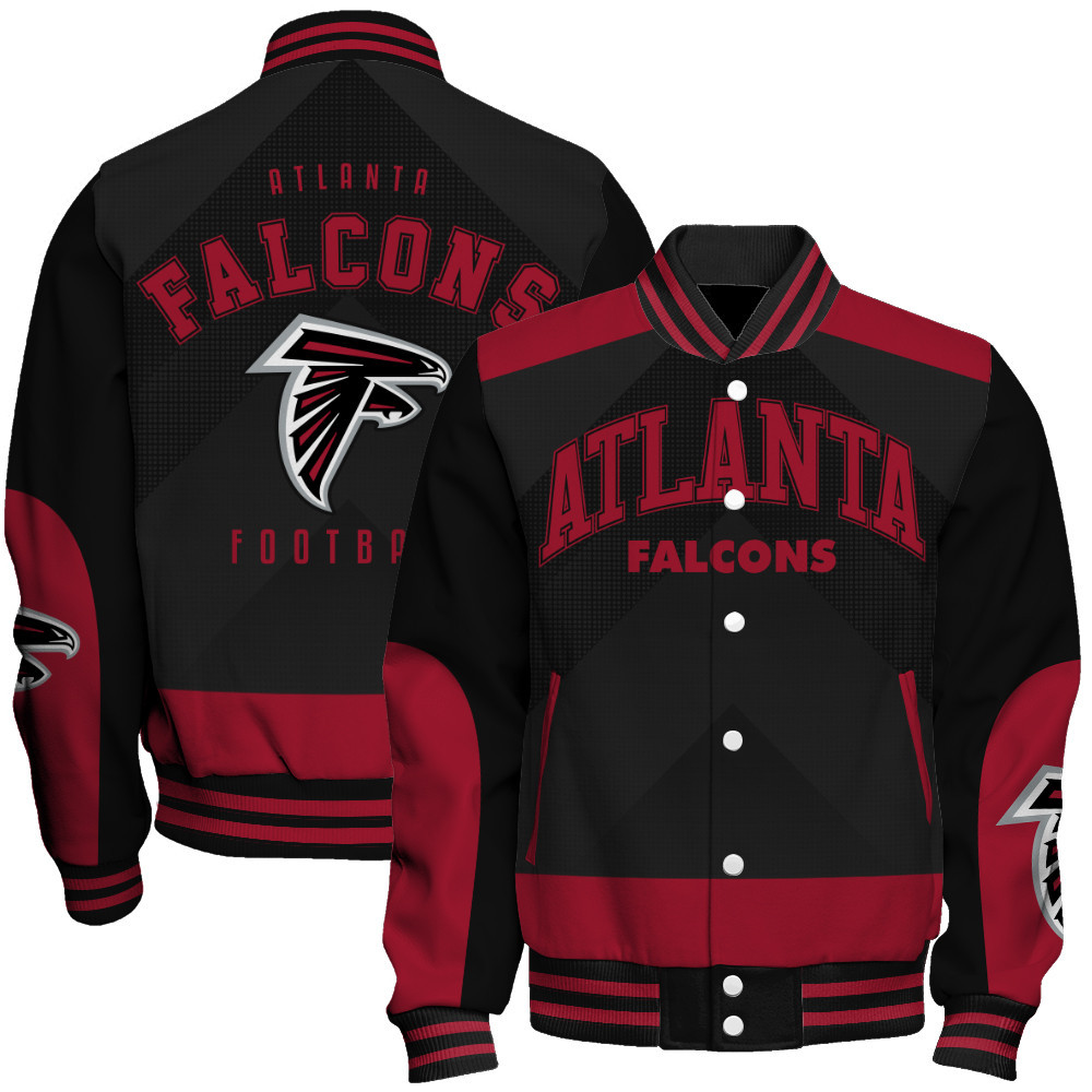 Atlanta Falcons - Stay Ahead Of The Trend Unisex Varsity Jacket - Famjoys Atlanta Falcons - Stay Ahead Of The Trend Unisex Varsity Jacket - Famjoys