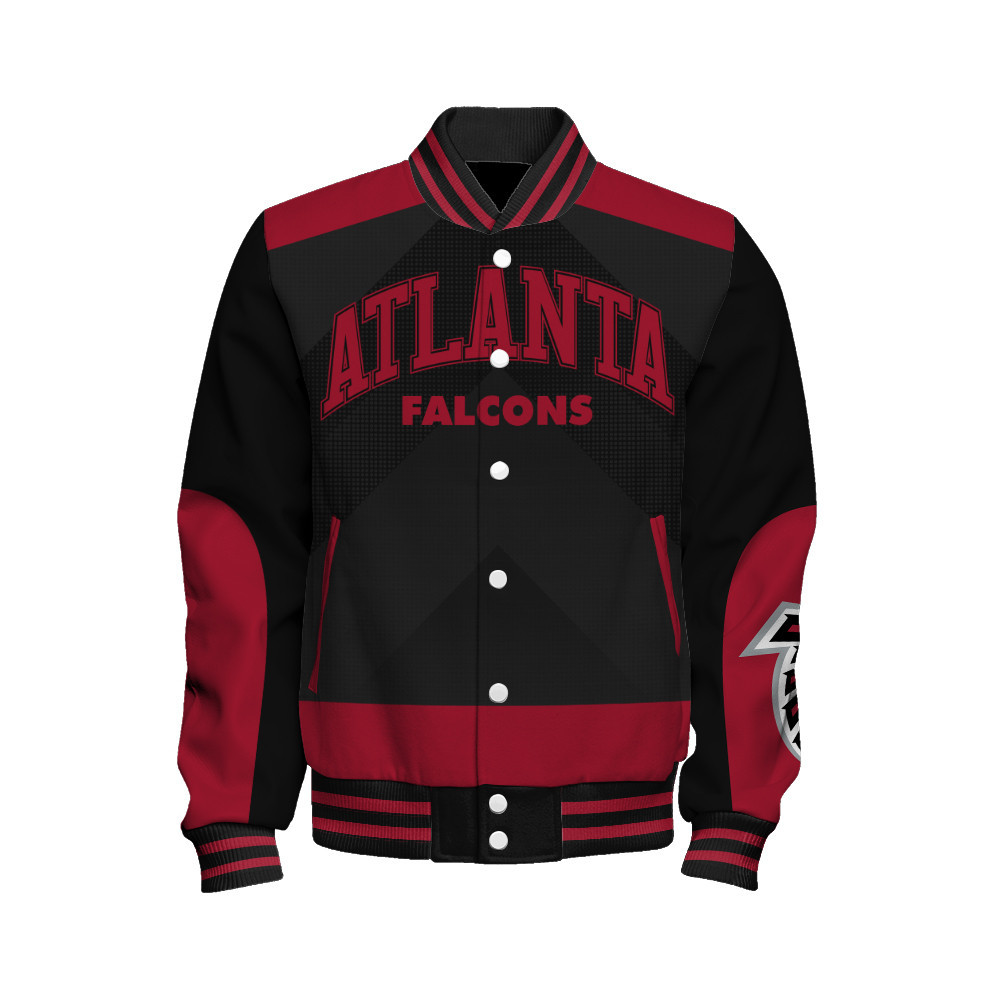 Atlanta Falcons - Stay Ahead Of The Trend Unisex Varsity Jacket - Famjoys Atlanta Falcons - Stay Ahead Of The Trend Unisex Varsity Jacket - Famjoys