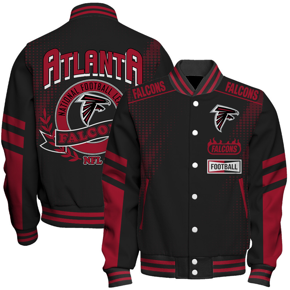Atlanta Falcons - The Light Of The Star Unisex Varsity Jacket - Famjoys Atlanta Falcons - The Light Of The Star Unisex Varsity Jacket - Famjoys