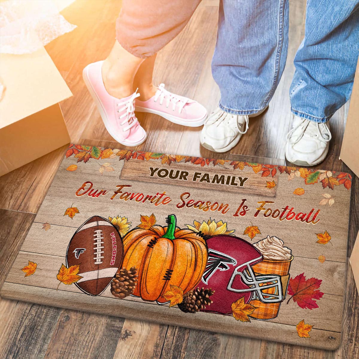 Atlanta FalconsOur Favorite Season is Football Doormat - Famjoys Atlanta FalconsOur Favorite Season is Football Doormat - Famjoys