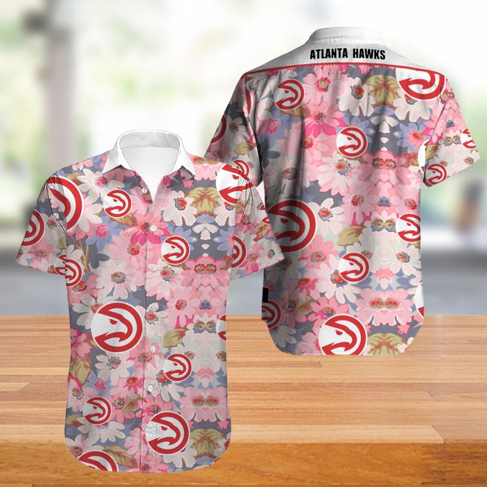 Atlanta Hawks Hawaiian Shirt - Famjoys Atlanta Hawks Hawaiian Shirt - Famjoys