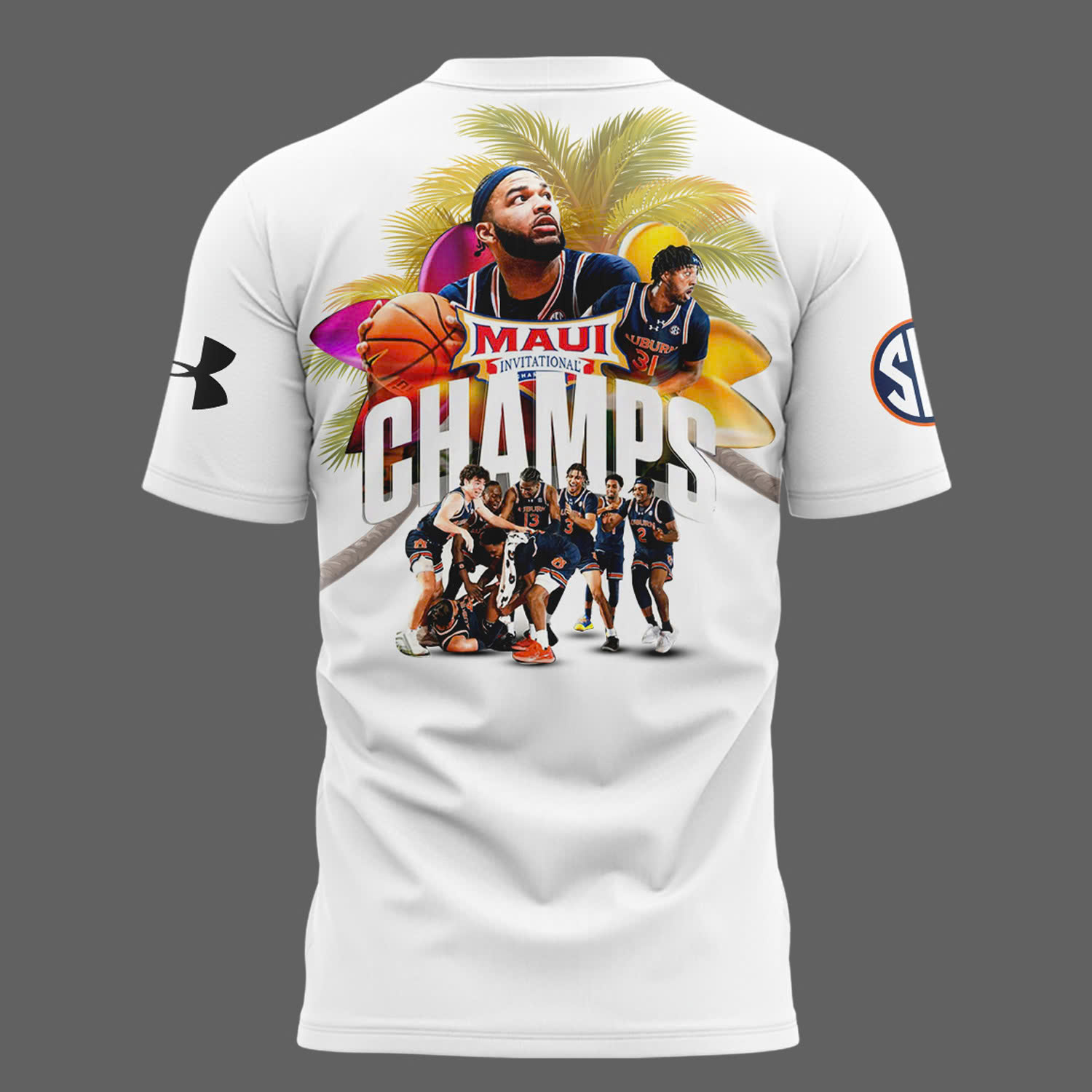 Auburn Basketball Maui Invitational CHAMPS Shirt - Famjoys Auburn Basketball Maui Invitational CHAMPS Shirt - Famjoys