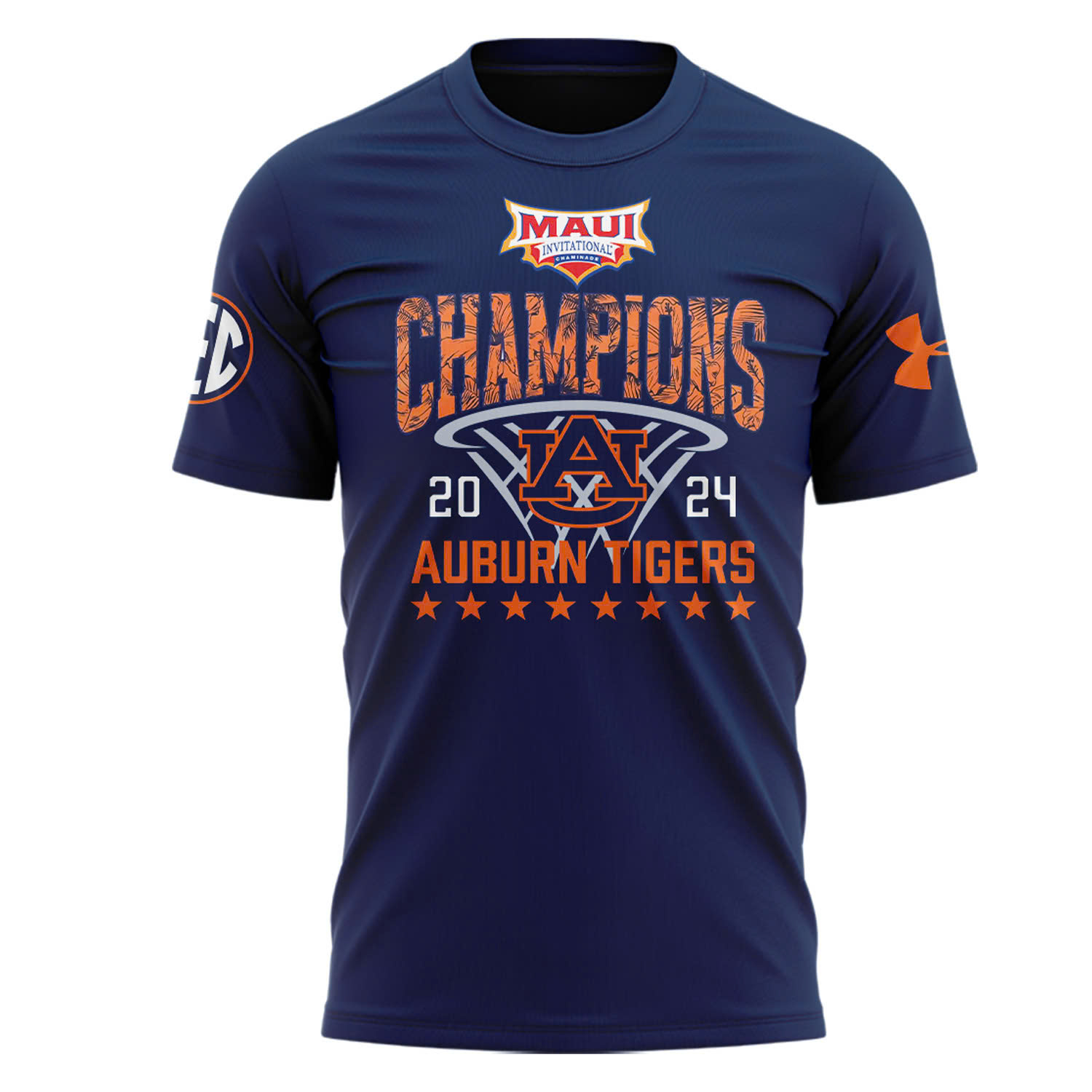 Auburn Basketball Maui Invitational CHAMPS Shirt v2 - Famjoys Auburn Basketball Maui Invitational CHAMPS Shirt v2 - Famjoys