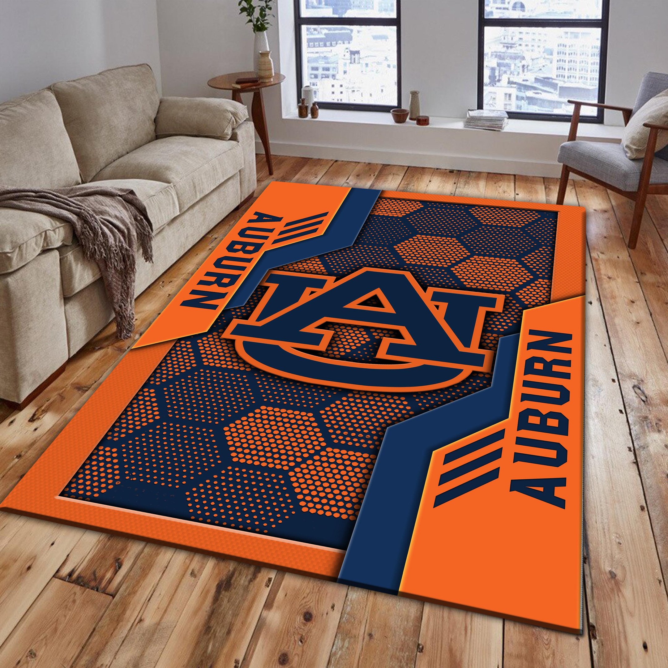 Auburn Tigers Area Rugs 3694 - Famjoys Auburn Tigers Area Rugs 3694 - Famjoys