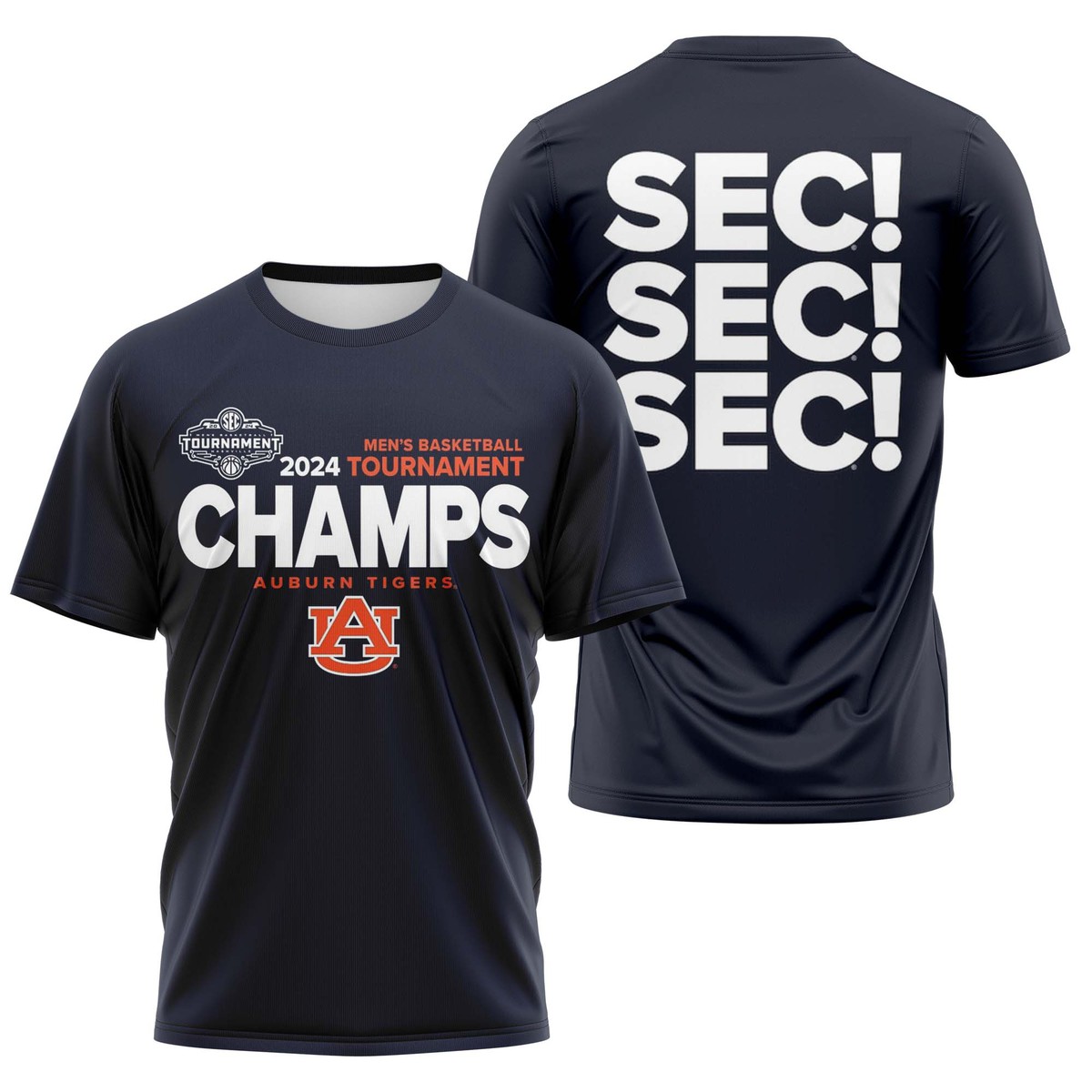 Auburn Tigers Blue 84 SEC Men Basketball Conference Tournament Champions