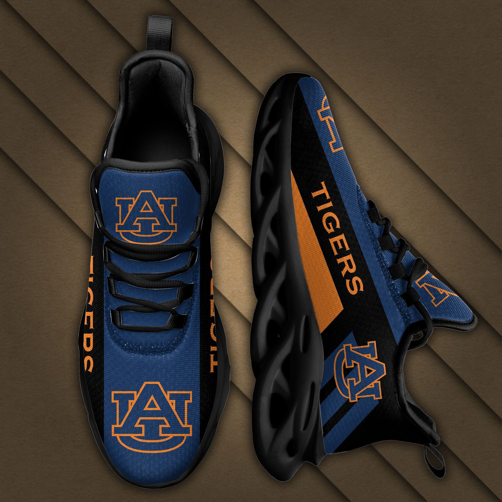 Auburn Tigers Max Soul Sneakers Shoes - Famjoys Auburn Tigers Max Soul Sneakers Shoes - Famjoys