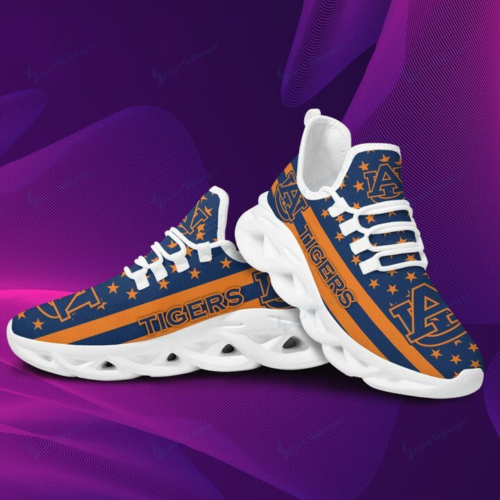 Auburn Tigers Max Soul YZ Running Sneakers 24 - Famjoys Auburn Tigers Max Soul YZ Running Sneakers 24 - Famjoys