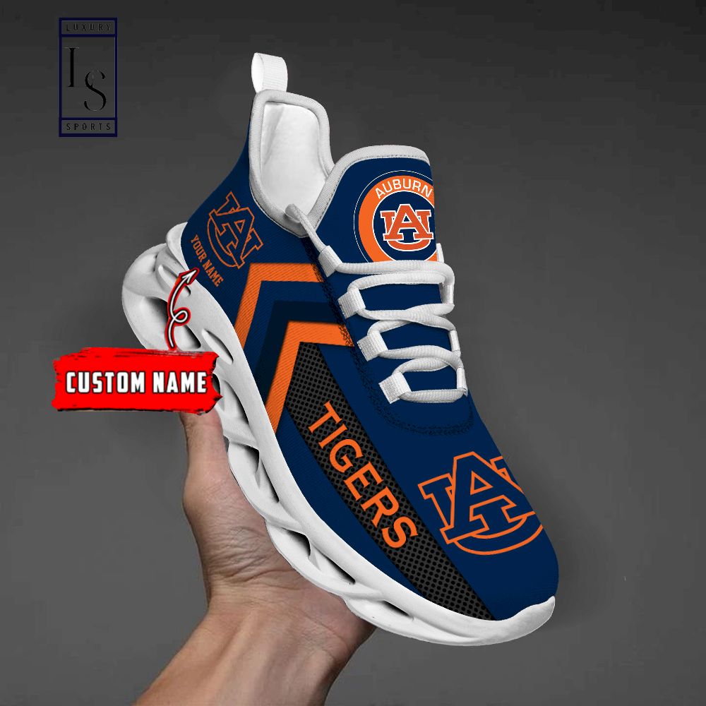 Auburn Tigers Personalized Max Soul Shoes - Famjoys Auburn Tigers Personalized Max Soul Shoes - Famjoys