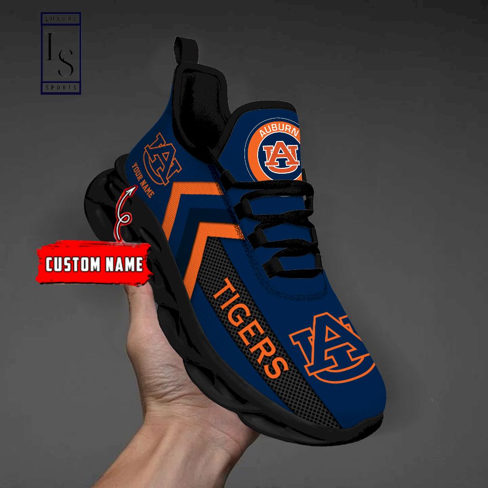 Auburn Tigers Personalized Max Soul Shoes - Famjoys Auburn Tigers Personalized Max Soul Shoes - Famjoys